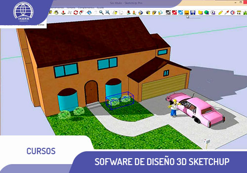 Software de diseño 3D Sketchup.